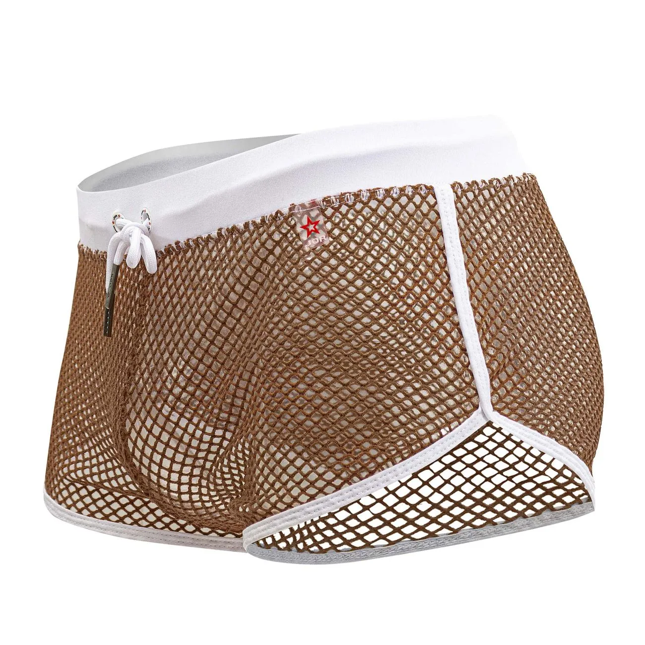 Clothing_Jor_Mens Underwear JOR 2117 Island Athletic Shorts Color Brown