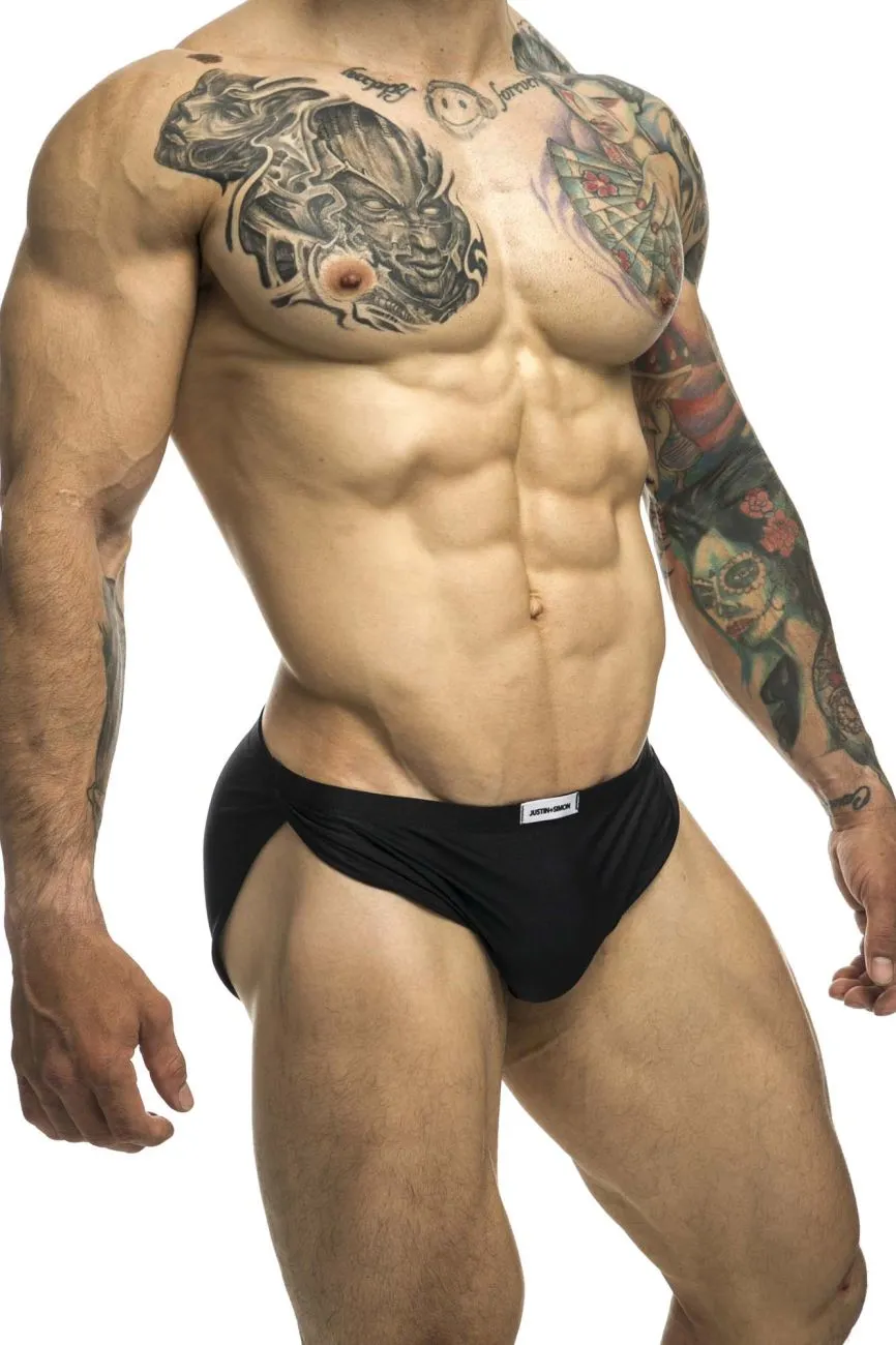 Clothing_Justin   Simon_Mens Underwear JUSTIN SIMON XSJ09 Running Shorts Color Black