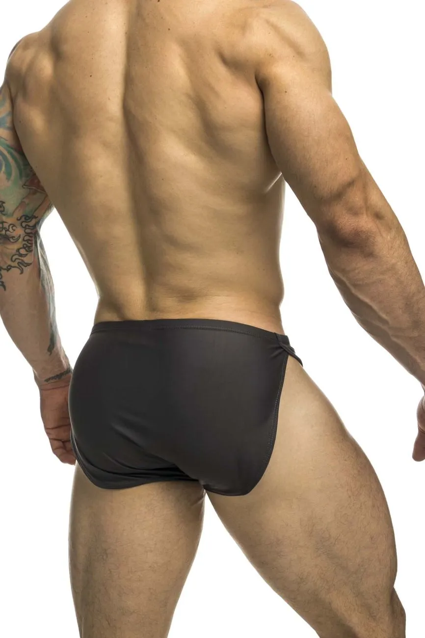 Clothing_Justin   Simon_Mens Underwear JUSTIN SIMON XSJ09 Running Shorts Color Gray