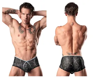 Clothing_Male Power_Mens Underwear Male Power 130-290 Marble Mesh Micro Mini Short Color Black