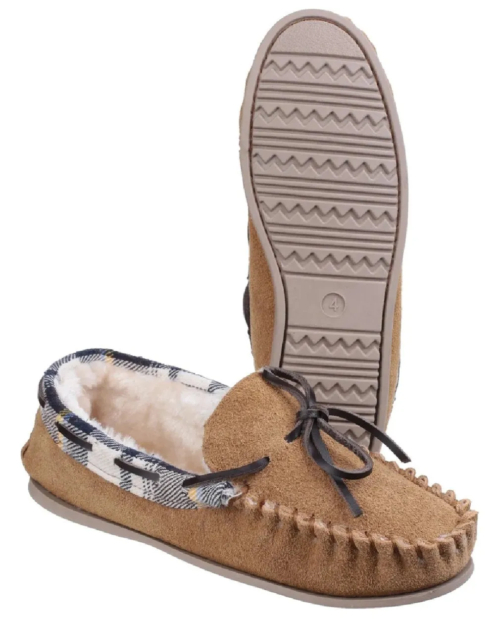 Cotswold Womens Kilkenny Moccasin Slippers Cotswold Shoes
