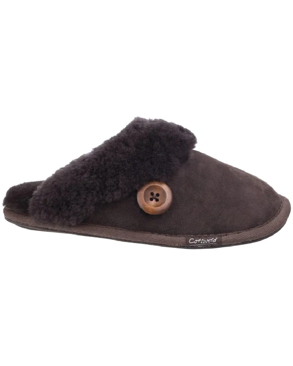 Cotswold Womens Lechlade Sheepskin Mule Slippers Cotswold Shoes