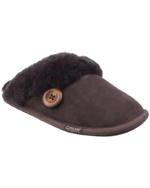 Cotswold Womens Lechlade Sheepskin Mule Slippers Cotswold Shoes