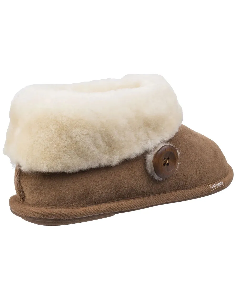 Cotswold Womens Wotton Sheepskin Slippers Cotswold Shoes