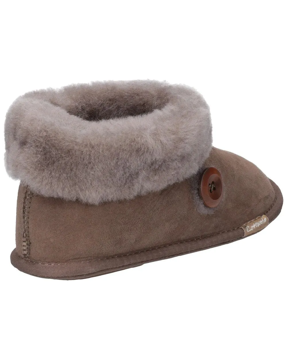 Cotswold Womens Wotton Sheepskin Slippers Cotswold Shoes