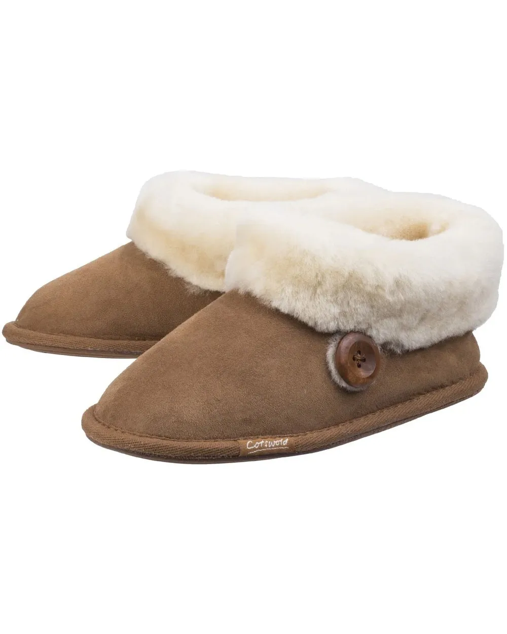 Cotswold Womens Wotton Sheepskin Slippers Cotswold Shoes