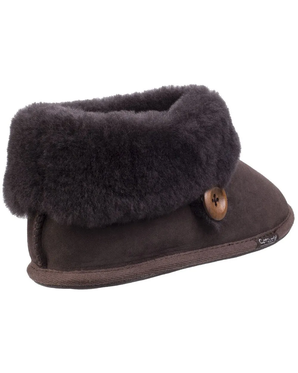 Cotswold Womens Wotton Sheepskin Slippers Cotswold Shoes