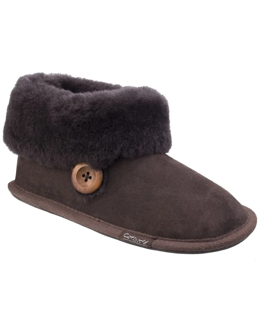 Cotswold Womens Wotton Sheepskin Slippers Cotswold Shoes