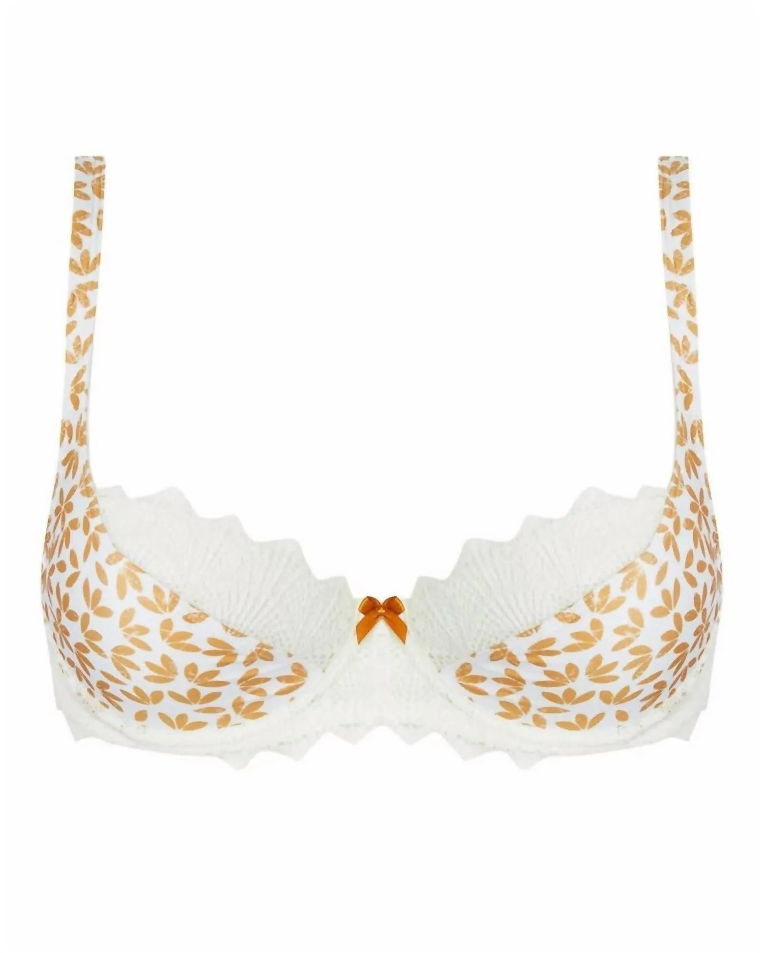 Crochet Tulip Bra In Camel Boheme