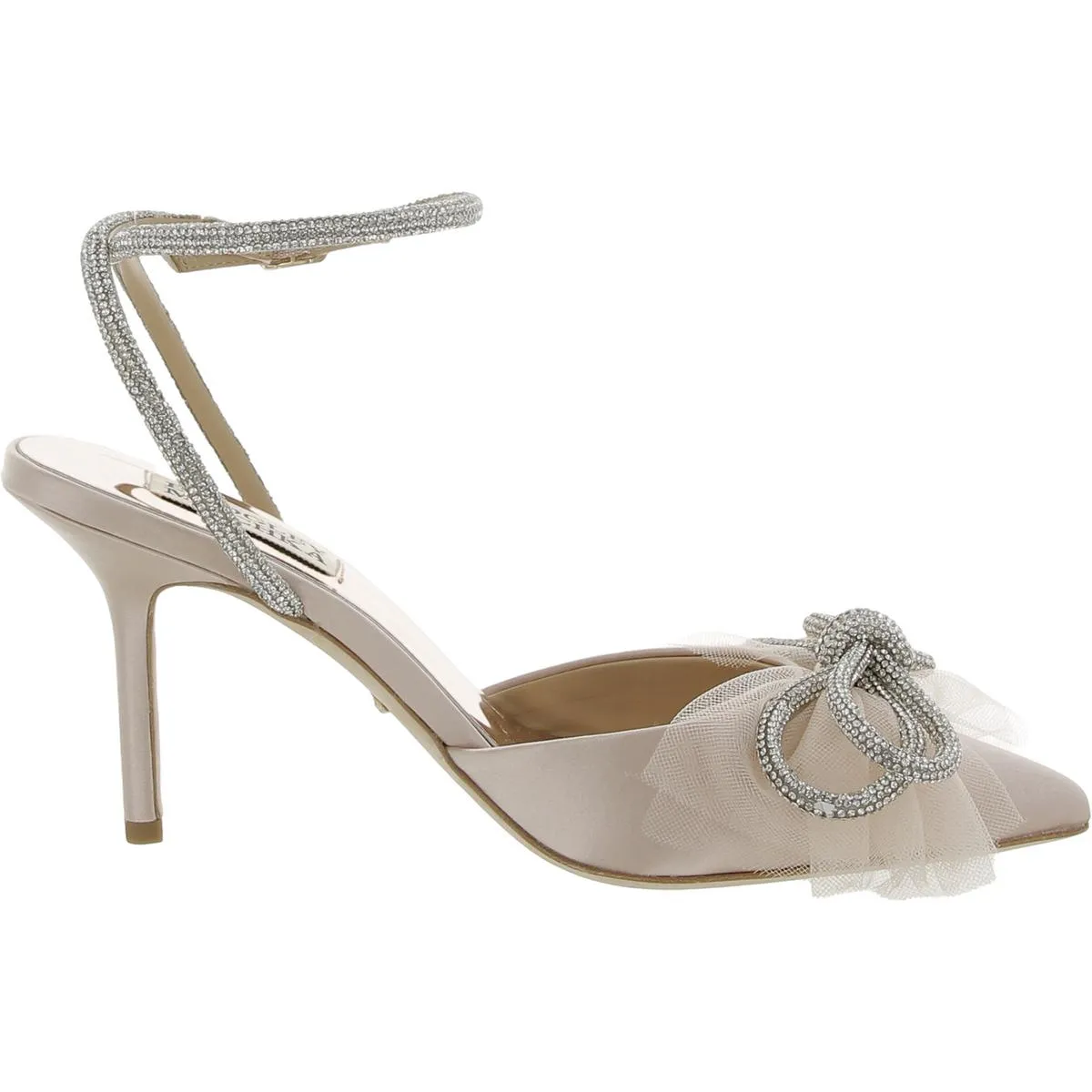 Crystal Womens Embellished Dressy Heels