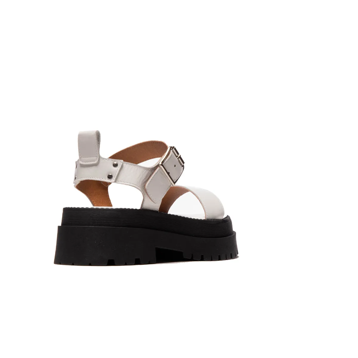 Davida White Leather