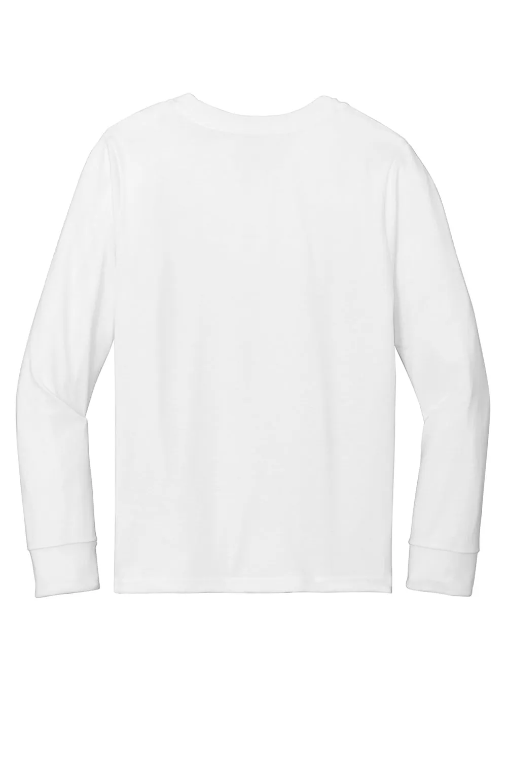 District Youth Perfect Tri Long Sleeve Crewneck T-Shirt - White