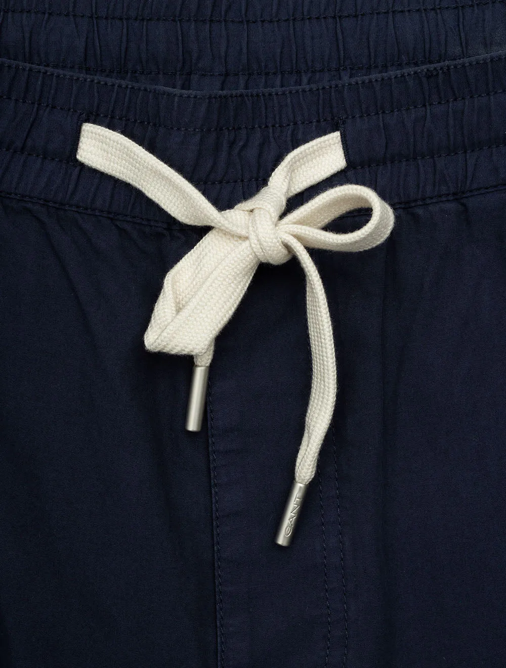 Drawcord Cotton Shorts Marine