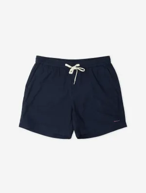 Drawcord Cotton Shorts Marine