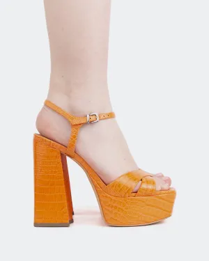 Embassy, Orange Croco/Croco Orange