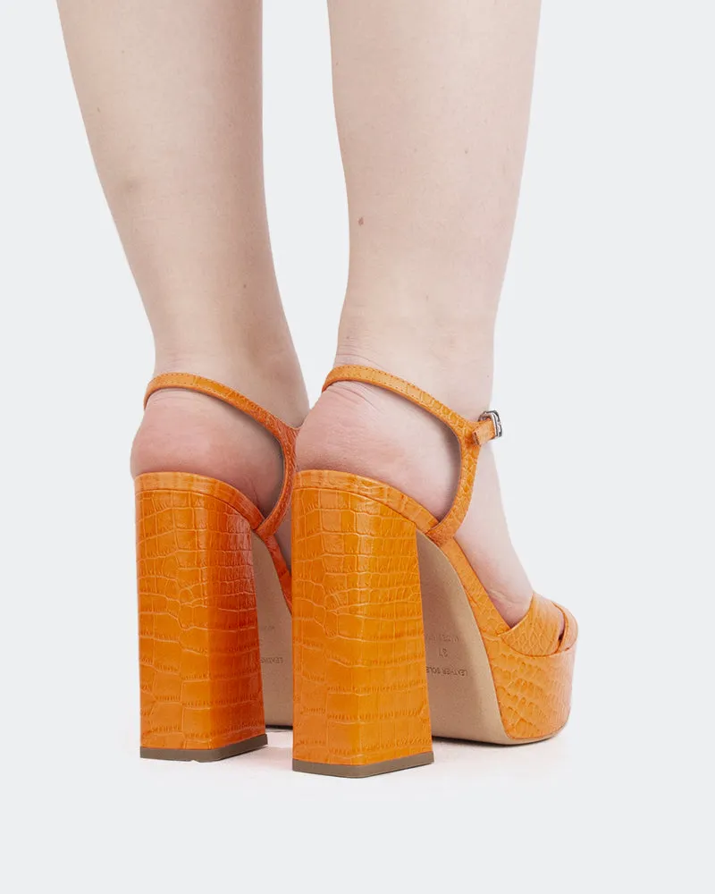 Embassy, Orange Croco/Croco Orange
