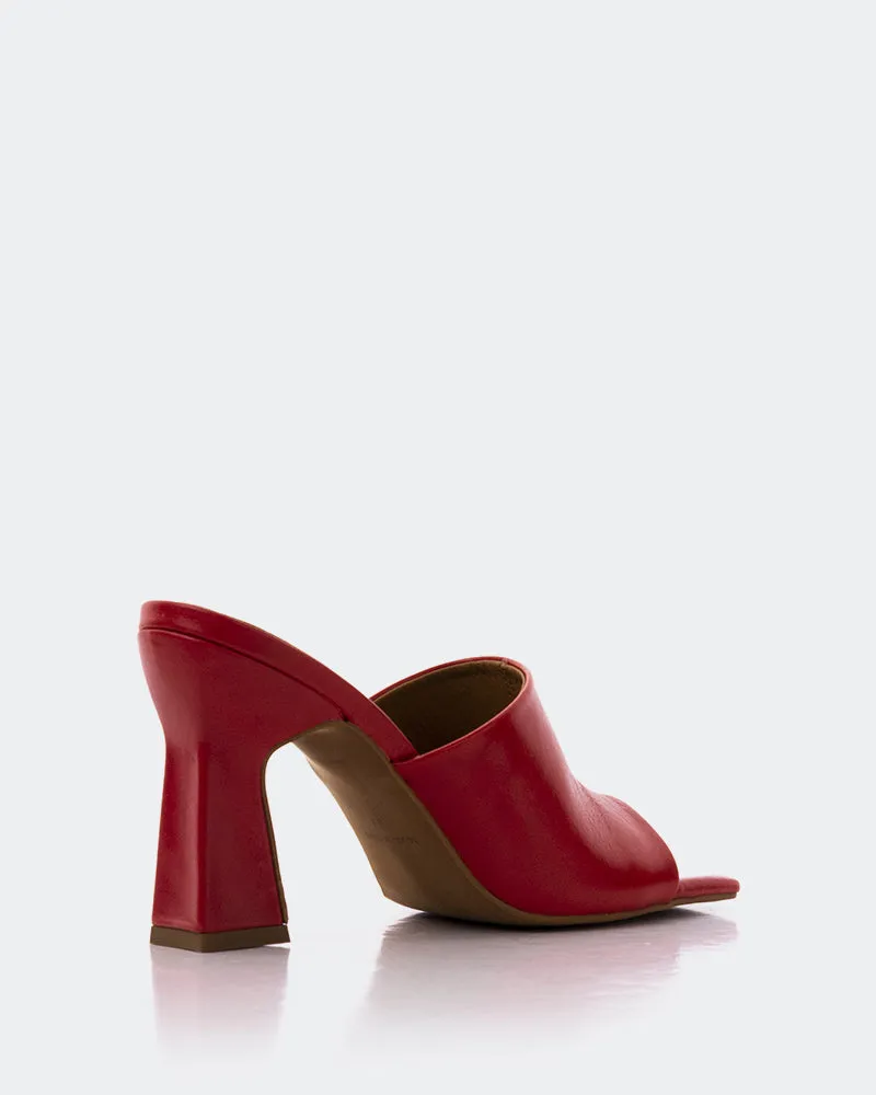 Emery Red Leather