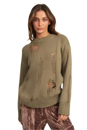 Emory Park DISTRESSED OVERSIZED SWEATER