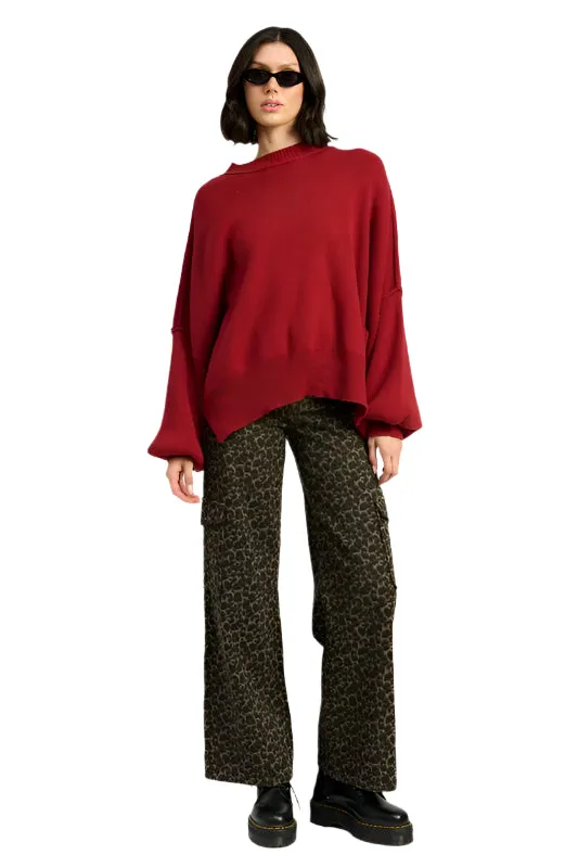 Emory Park MID RISE WIDE LEG CARGO PANTS