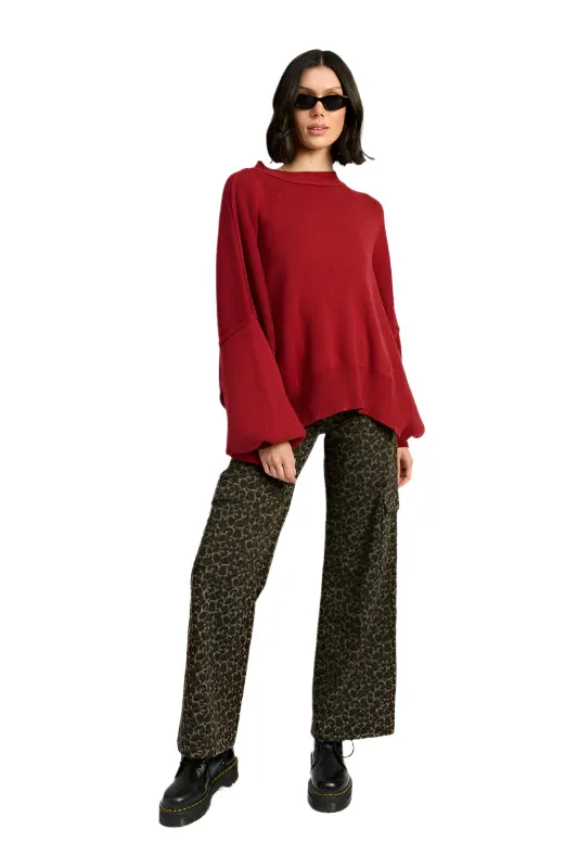 Emory Park MID RISE WIDE LEG CARGO PANTS