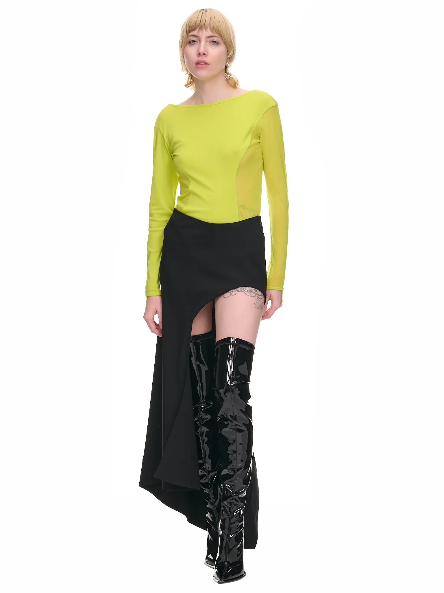 Figure Mesh Top (IM36JK701-52-YELLOW)