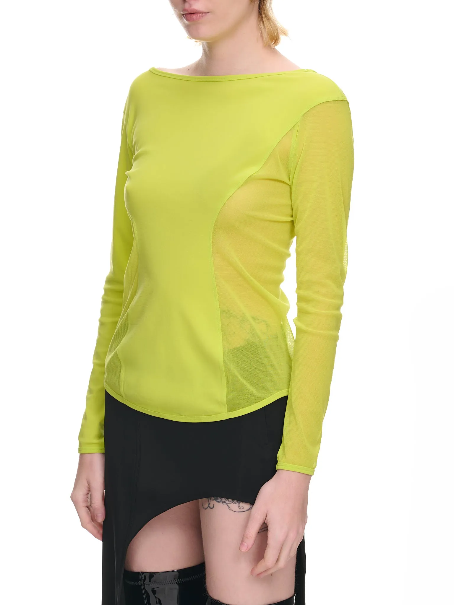 Figure Mesh Top (IM36JK701-52-YELLOW)