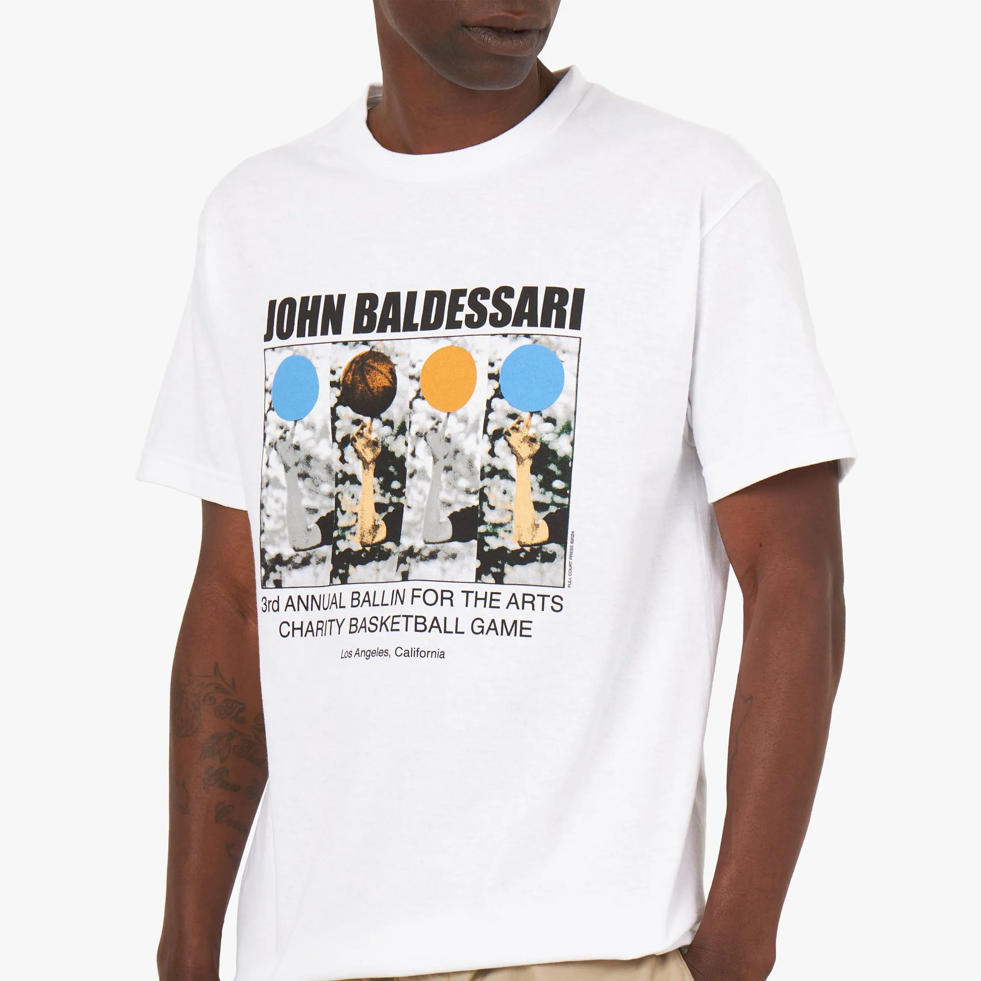 Full Court Press Baldesarri T-shirt / White