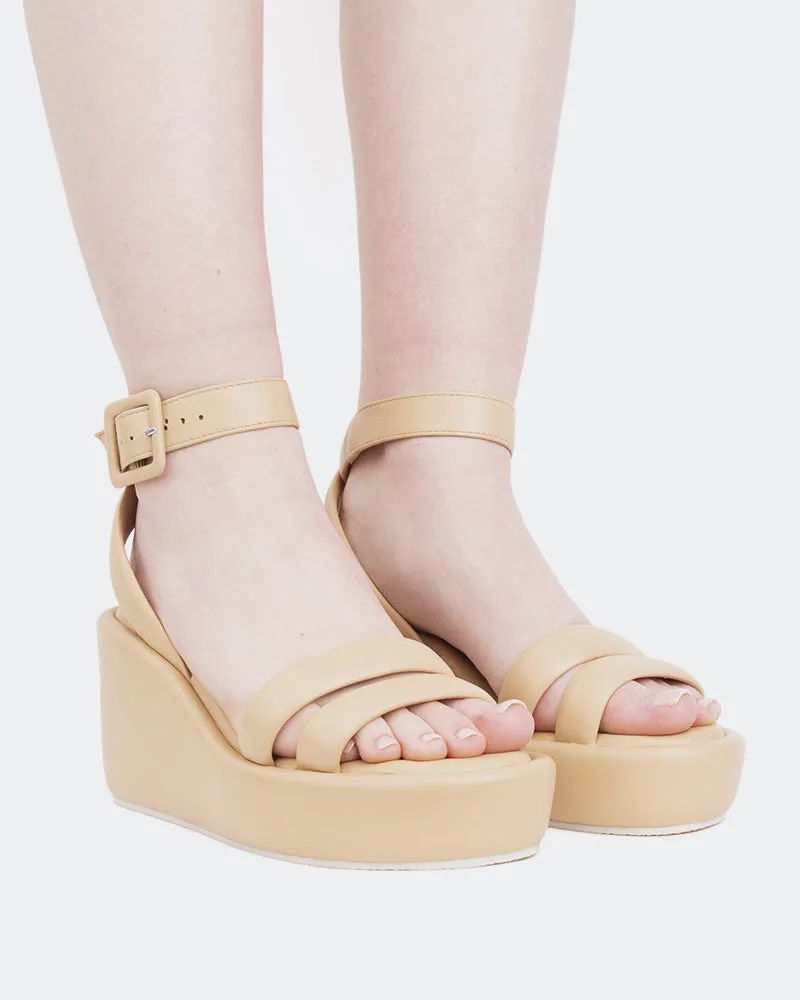 Geralda, Camel Leather/Cuir Chameau