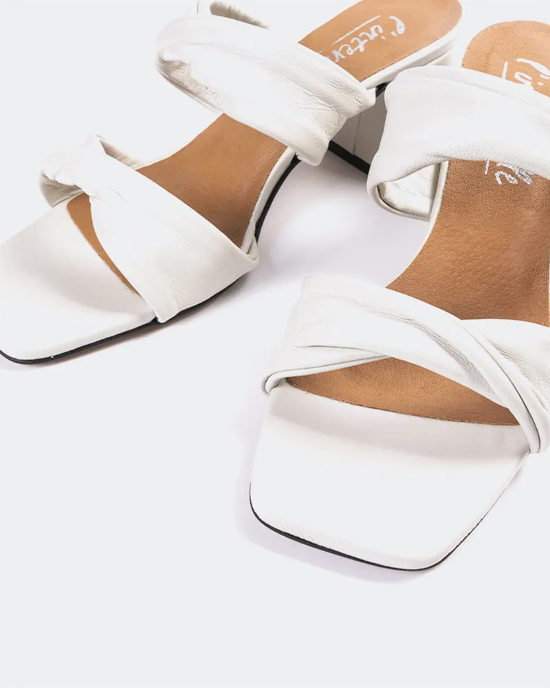 Hester Off White Leather
