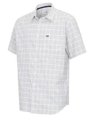 Hoggs of Fife Mens Callum Short Sleeve Tattersall Shirt Hoggs of Fife