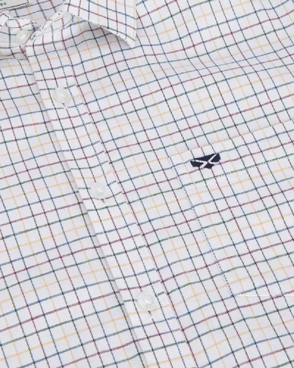 Hoggs of Fife Mens Callum Short Sleeve Tattersall Shirt Hoggs of Fife