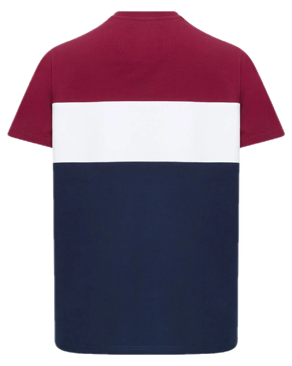 Hoggs of Fife Mens Dalbeattie Colour Block T-Shirt Hoggs of Fife