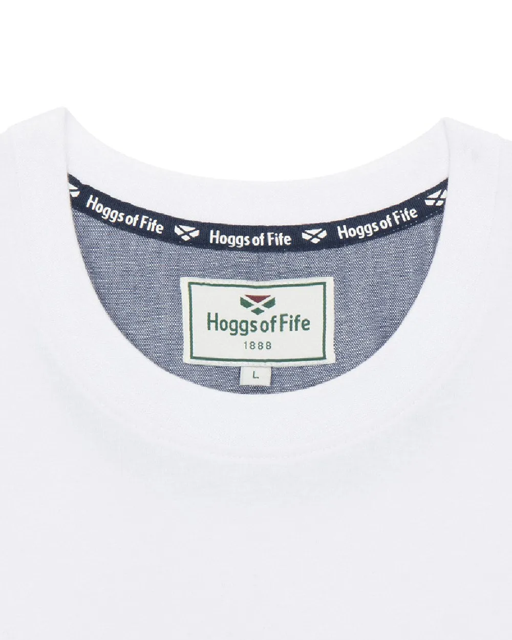 Hoggs of Fife Mens Dalbeattie Colour Block T-Shirt Hoggs of Fife