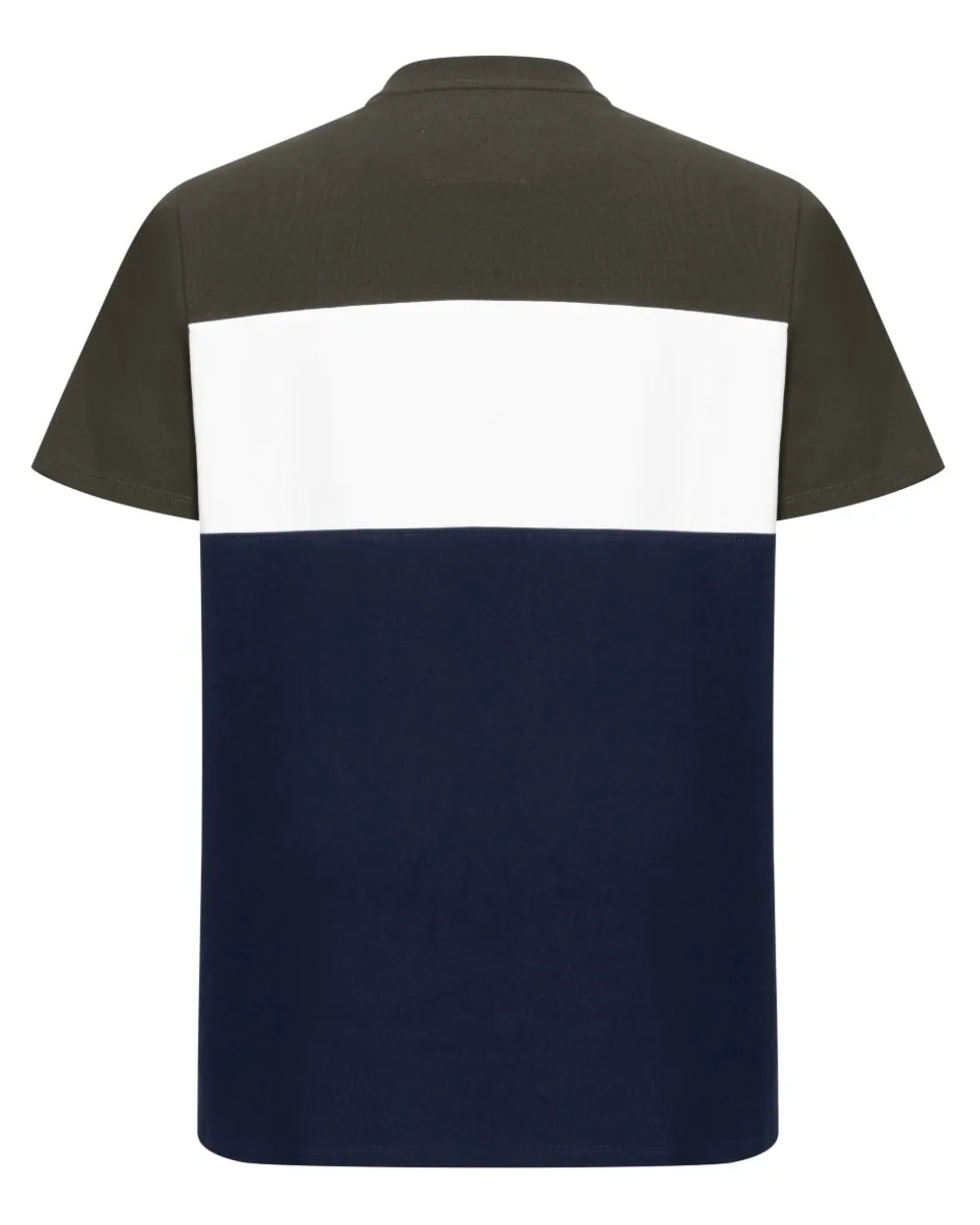 Hoggs of Fife Mens Dalbeattie Colour Block T-Shirt Hoggs of Fife
