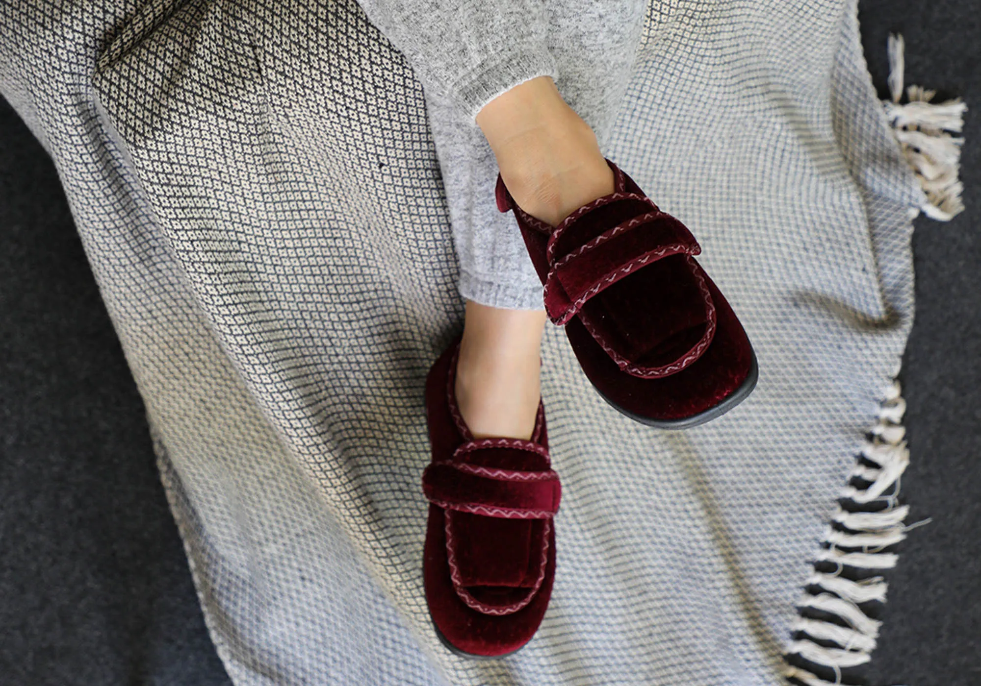 Homyped Alex 2 Womens Supportive Wide Width Slippers Homyped Shoes