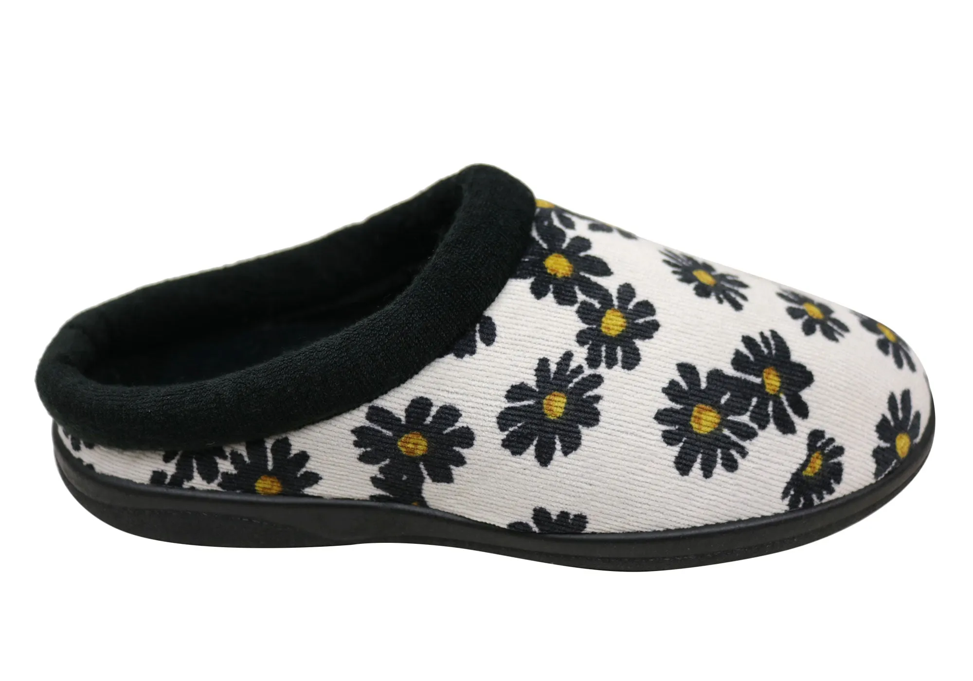 Homyped Glade Womens Supportive Comfortable Open Back Slippers Homyped Shoes