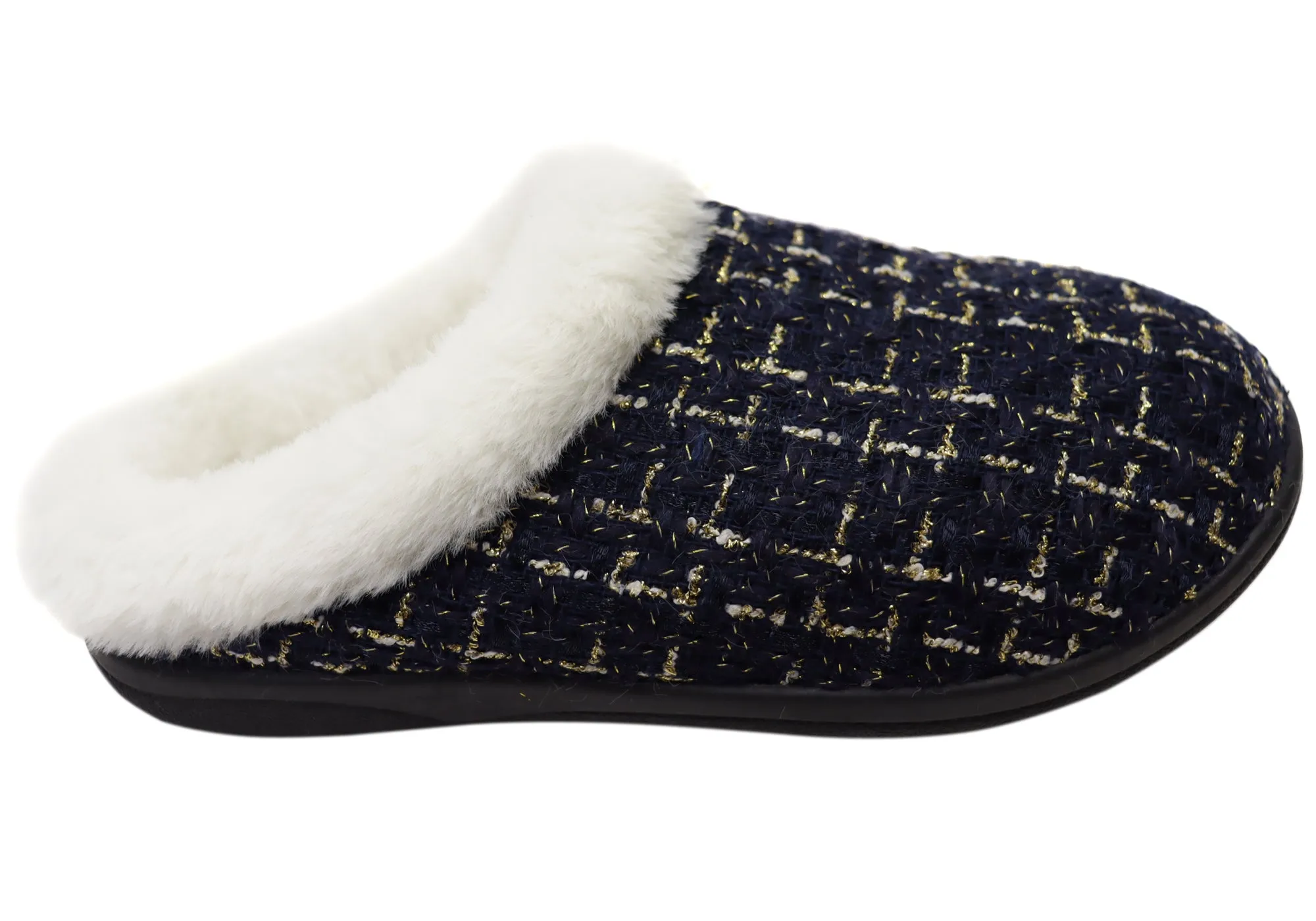 Homyped Glade Womens Supportive Comfortable Open Back Slippers Homyped Shoes