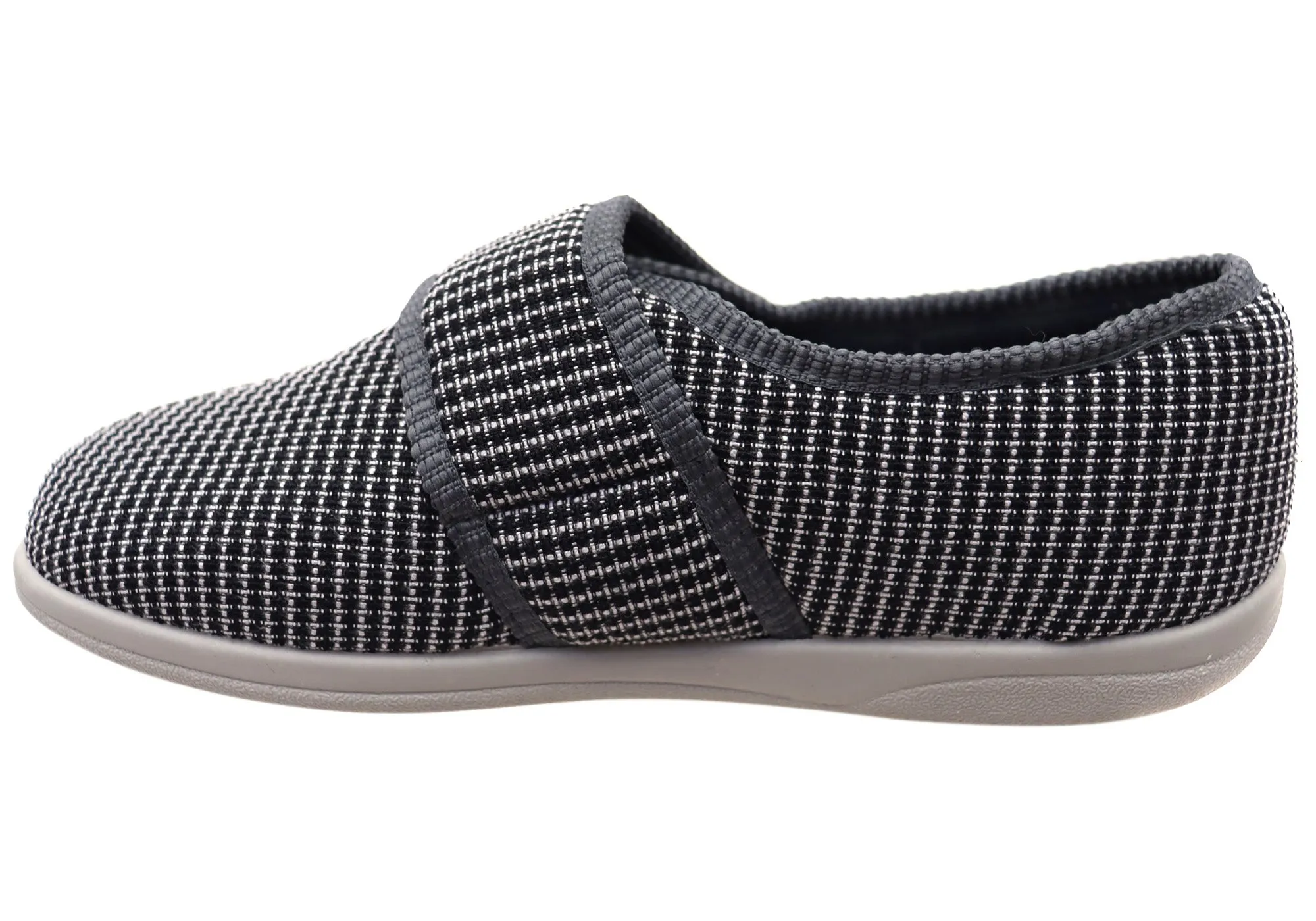Homyped Skyla Womens Supportive Wide Width Comfort Slippers Homyped Shoes