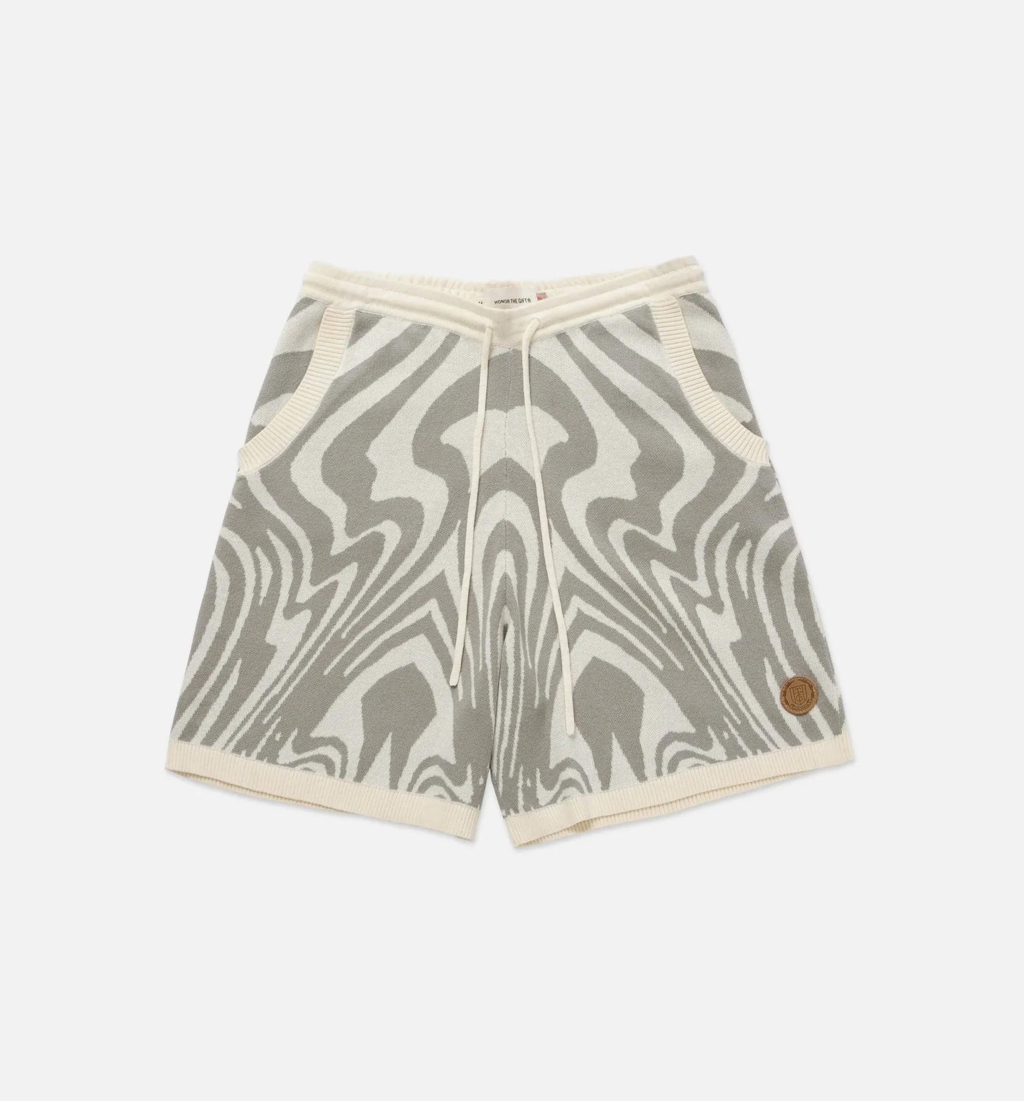 Honor The Gift Clothing Dazed Knit Mens Short - Bone/Beige