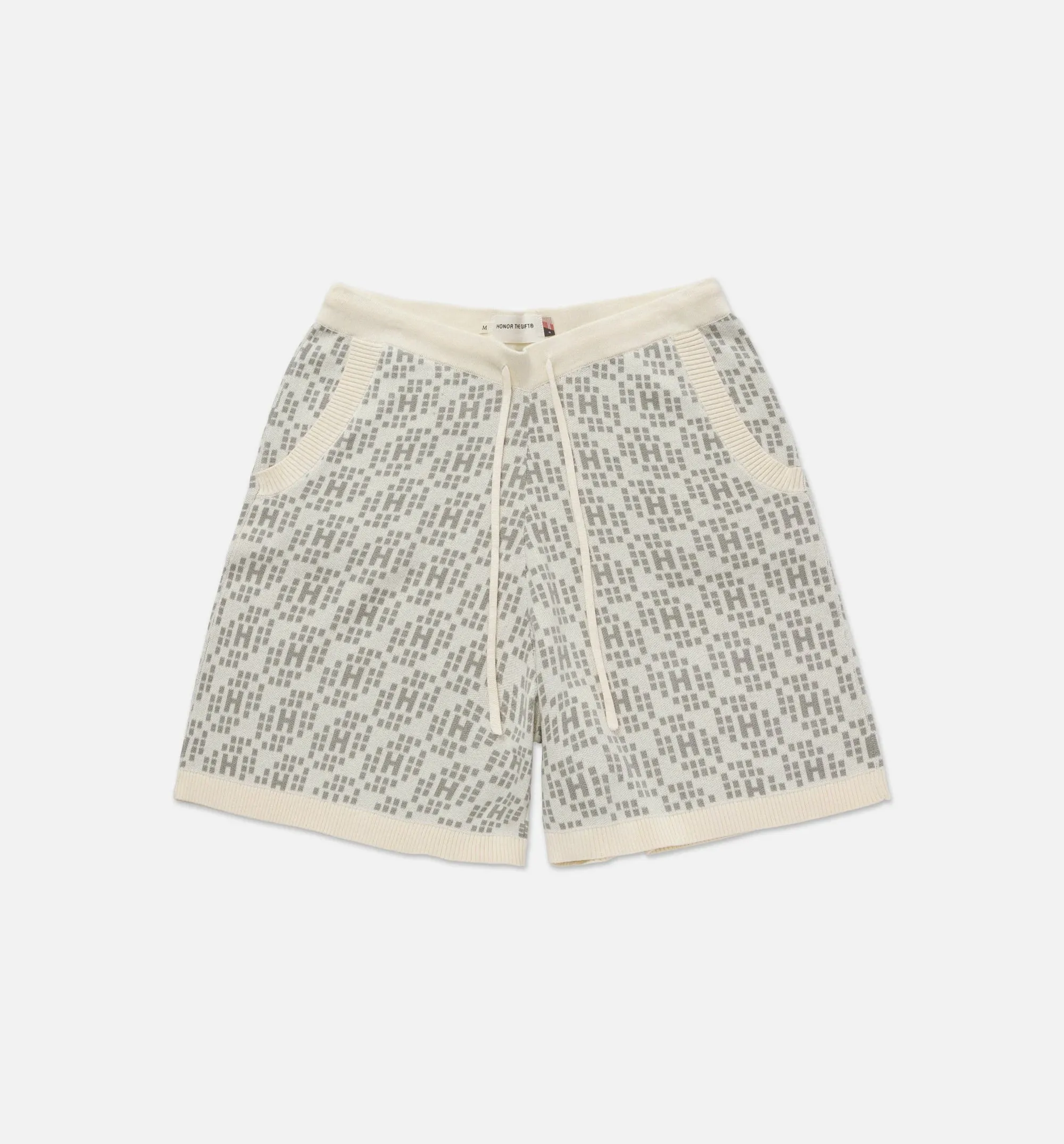 Honor The Gift Clothing H Knit Mens Shorts - Bone