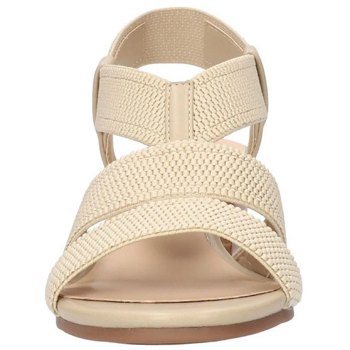 Jodi Womens Woven Block Heel Heels