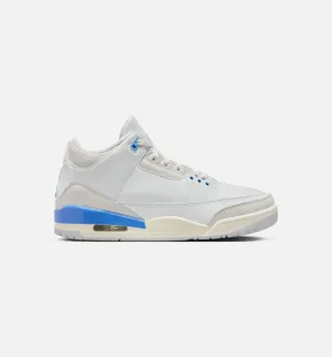 Jordan Clothing Air Jordan 3 Retro Lucky Shorts Mens Lifestyle Shoe - Summit White/Hydrogen Blue/Legend Blue
