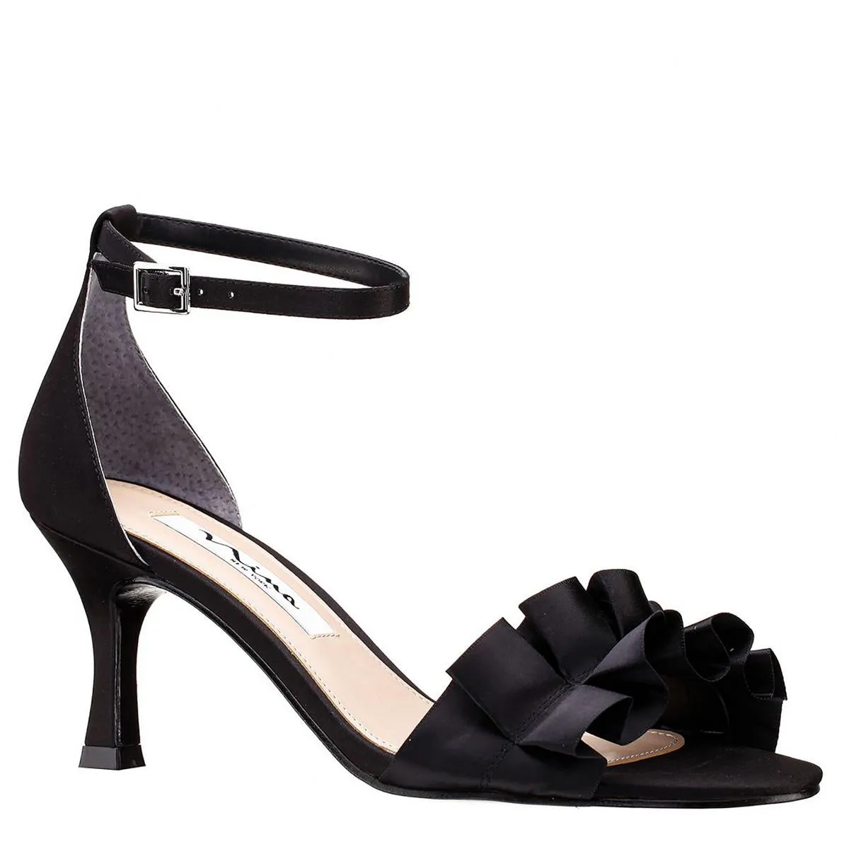 Lisa Womens Adjustable Open Toe Heels