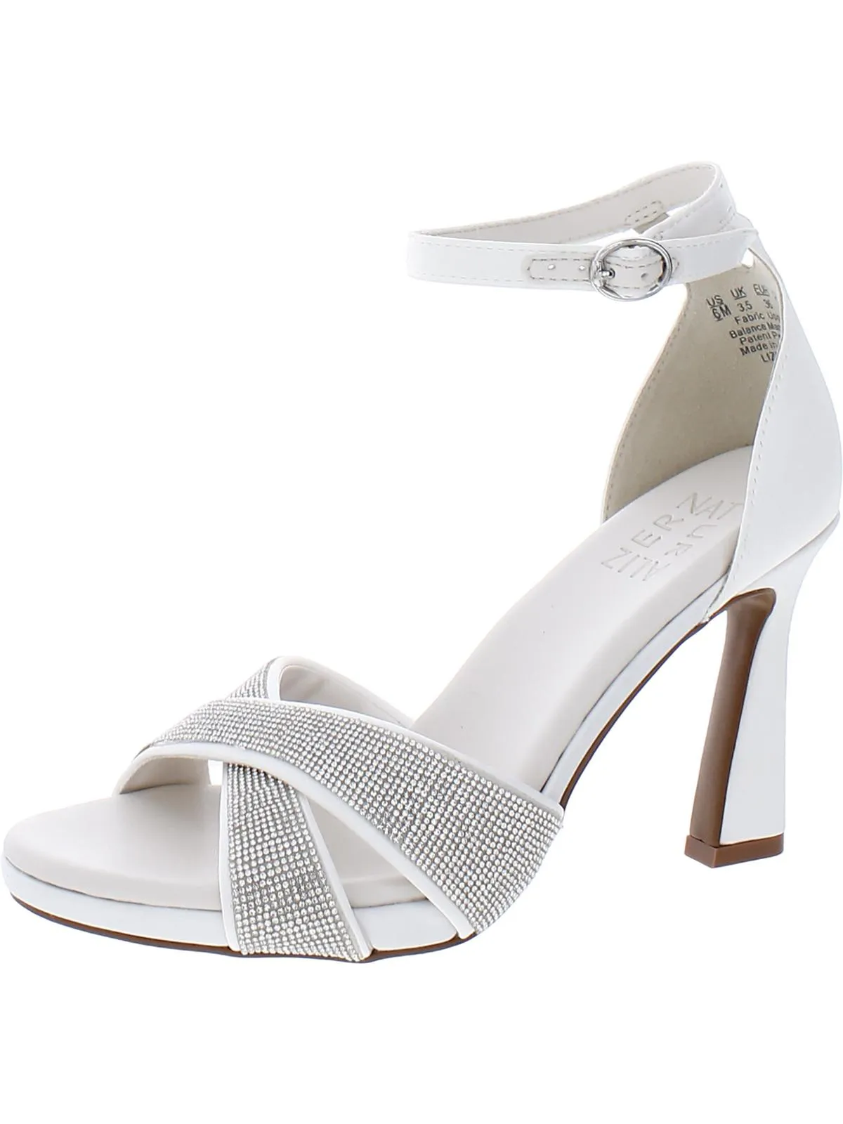 Liz Beth 2 Womens Open Toe Ankle Strap Heels
