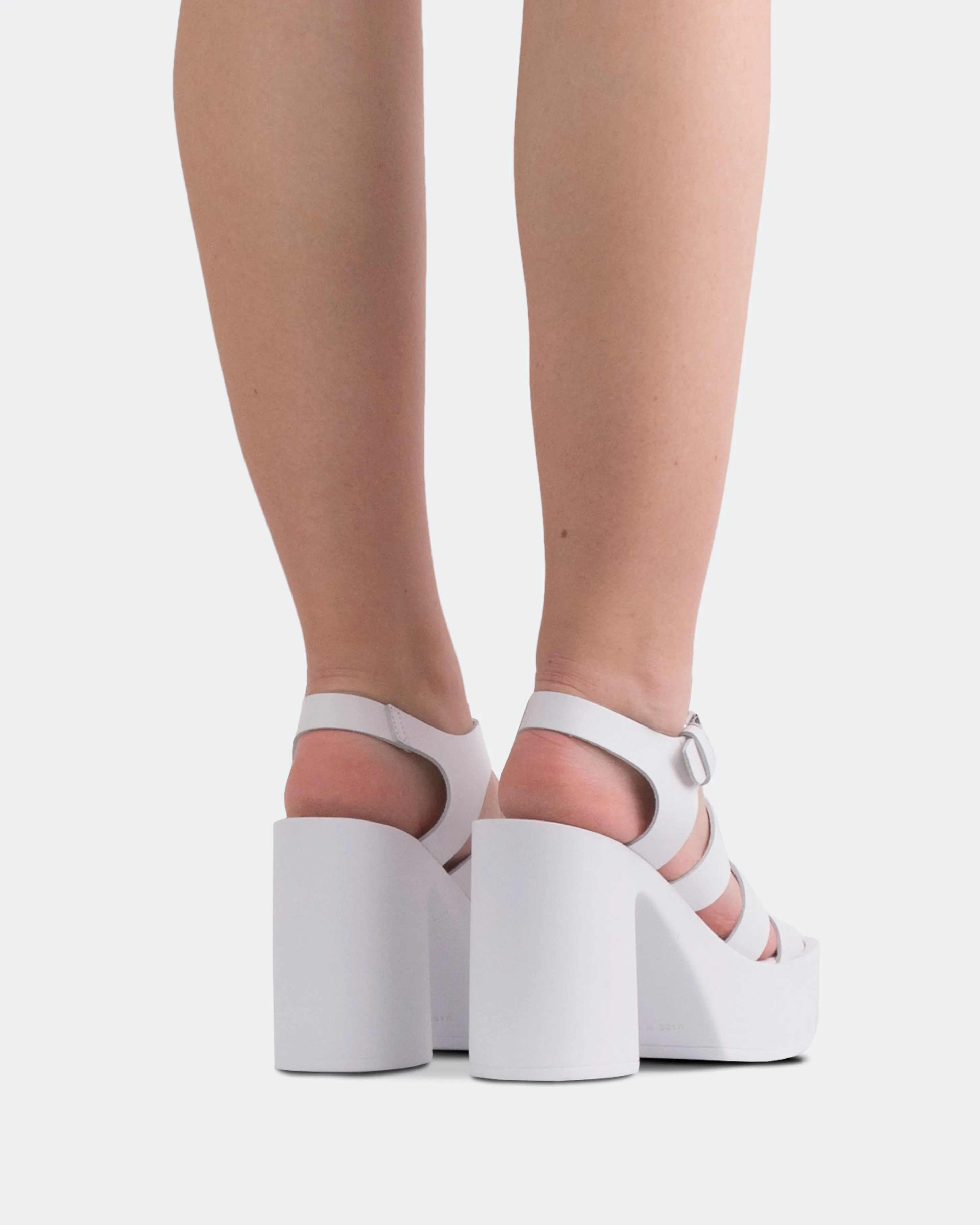 Loup White Leather