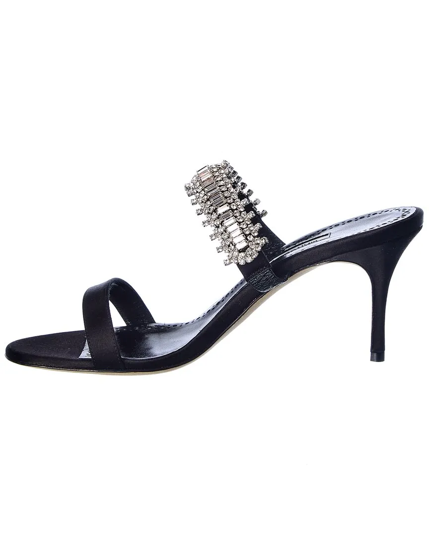 Manolo Blahnik Sako 70 Satin Sandal