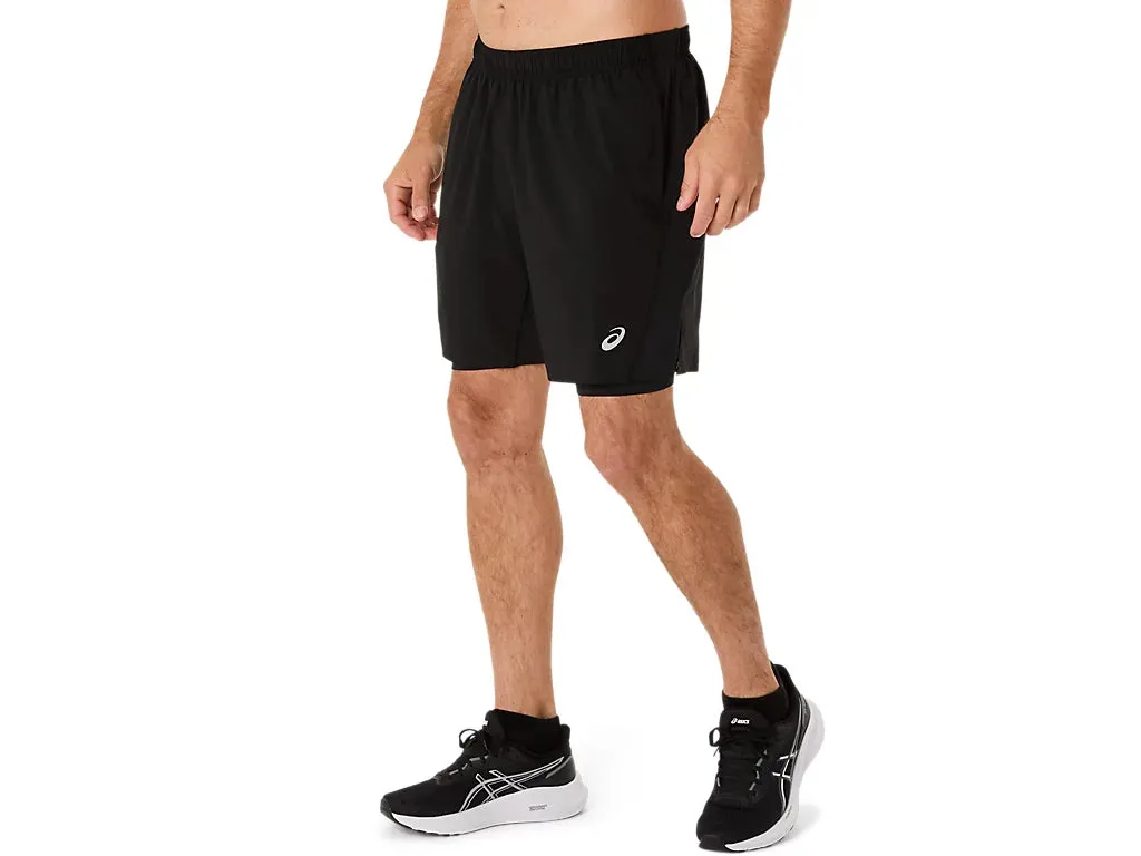 Men ASICS CORE 2N1 7IN SHORT Asics Clothing