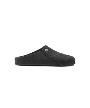 Mens Birkenstock Shoes Birkenstock Zermatt Wool Felt Anthracite Clogs