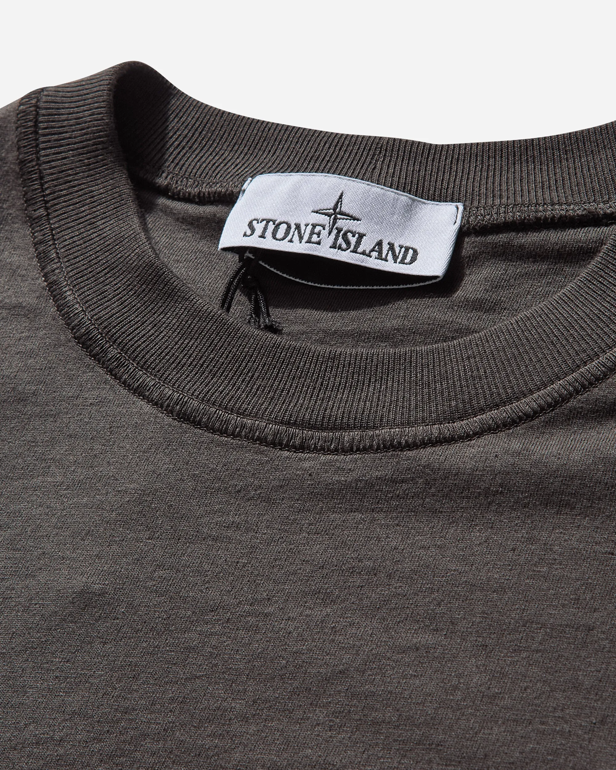 Men's Garment Dyed Logo T-Shirt Black