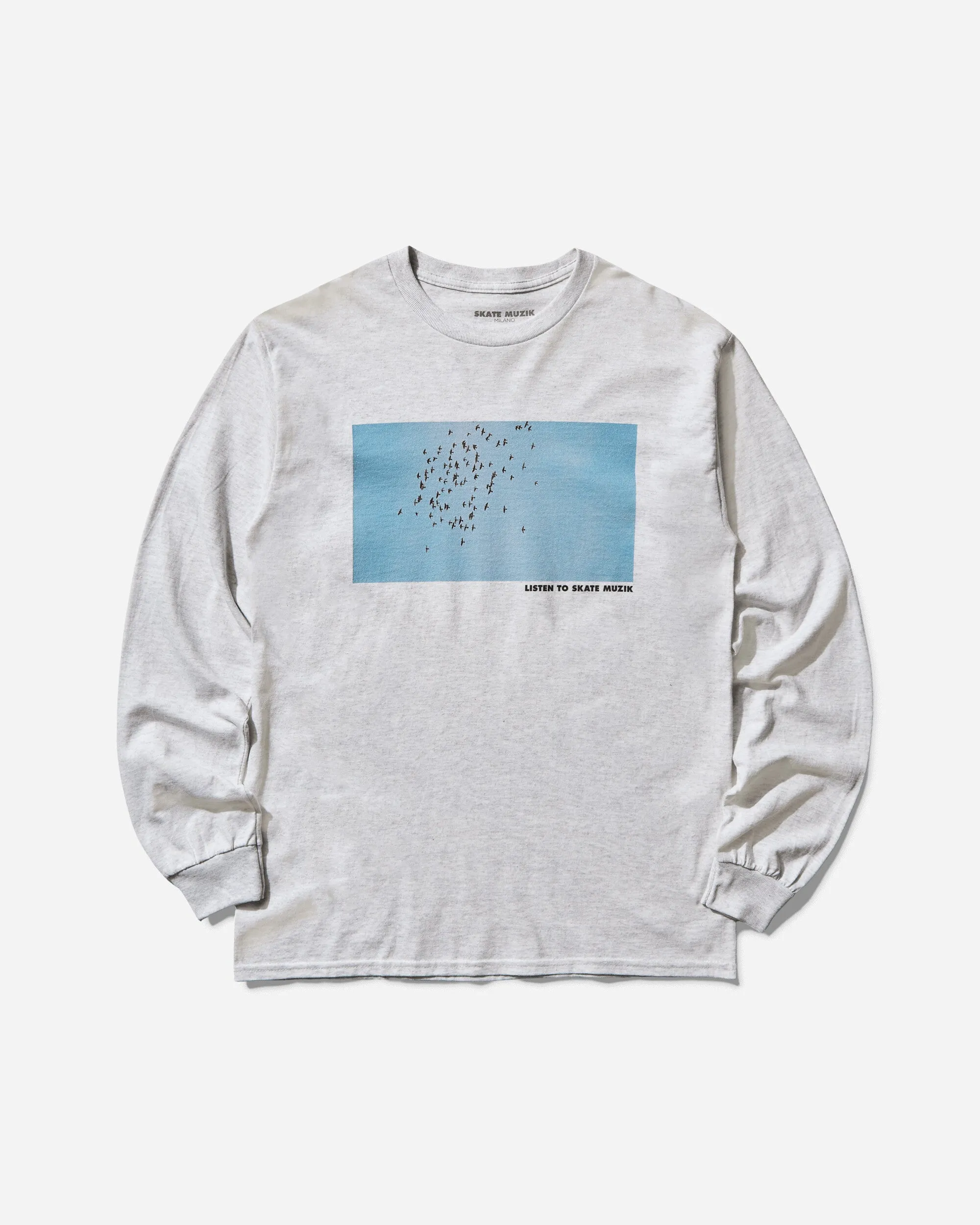 Men's Ghost Dog Dream Longsleeve T-Shirt Ash Grey